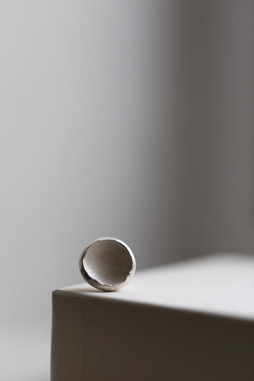 Seedpod Silver Earrings by Kayo Saito