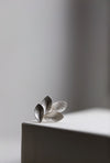 Four Elements Leaf Silver Earrings by Kayo Saito
