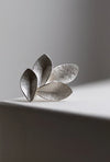Four Elements Leaf Silver Earrings by Kayo Saito