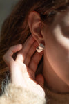 Ripple Fold Silver Earrings by Kayo Saito