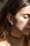 Seedpod Silver Earrings by Kayo Saito