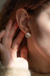 Seedpod Silver Earrings by Kayo Saito