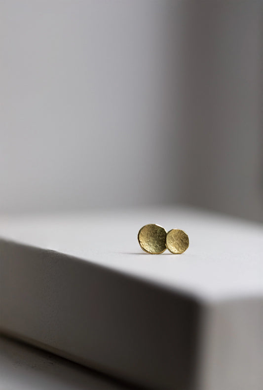 Gold Fragment Earrings by Kayo Saito