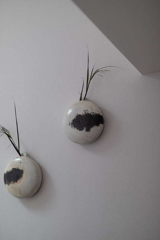 Tortoise Flower Pot, Wall Piece II by Kwak Kyung-Tae