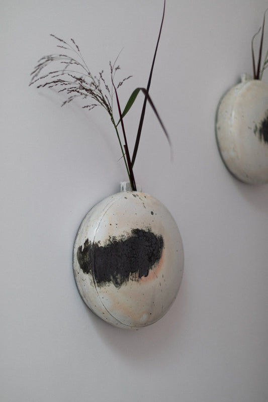 Tortoise Flower Pot, Wall Piece I by Kwak Kyung-Tae