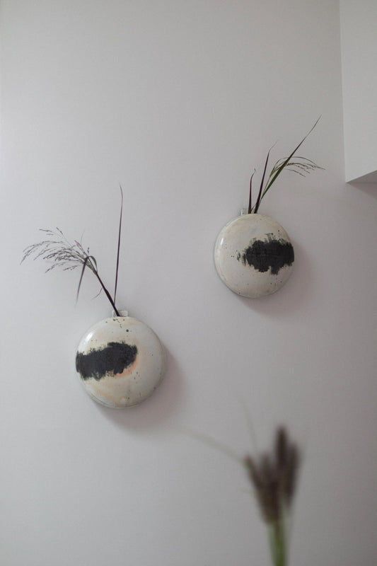 Tortoise Flower Pot, Wall Piece I by Kwak Kyung-Tae