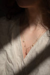 Tourmaline and pearl Bibelo Necklace' by Laura Ngyou