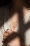 Tourmaline and pearl Bibelo Necklace' by Laura Ngyou