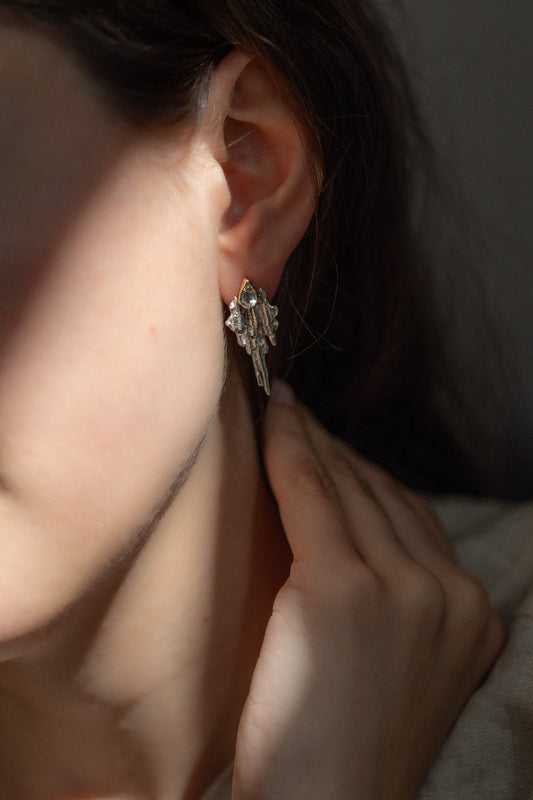 Speleo Beryl Earrings' by Laura Ngyou