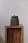 Square Green Brown Container by Paul Philp