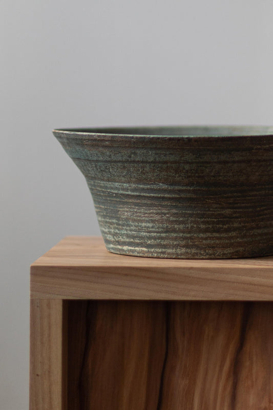 Open Blue Bowl by Paul Philp