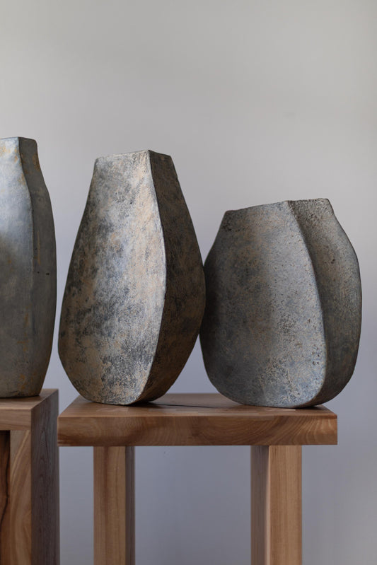 Short Twisted Vessel by Paul Philp