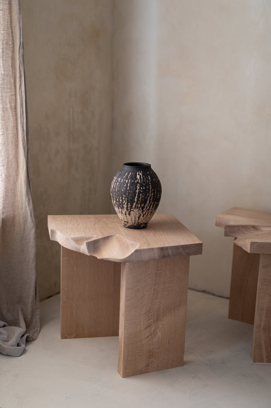 Stoneware Vessel by Tamotsu Suzuki
