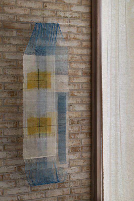 Hanging Textile 'House' by Yoriko Murayama