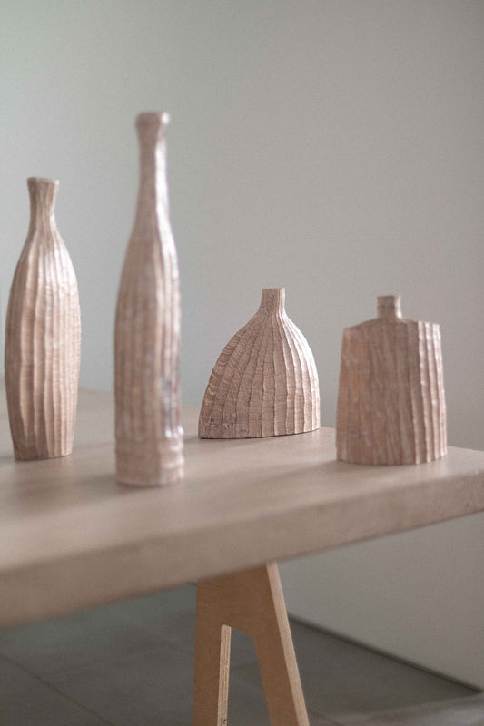 Asymmetric Flask by Malcolm Martin and Gaynor Dowling