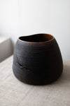 Ebonized Oak Closed Vessel by Fritz Baumann