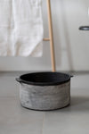 Oak Vessel Ebonized and Limed by Fritz Baumann