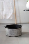 Oak Vessel Ebonized and Limed by Fritz Baumann