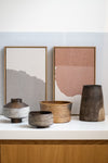 Tall Oak Vessel by Fritz Baumann