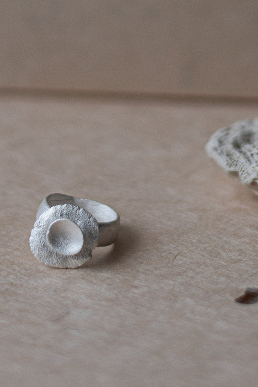 Fingerprint Moving Ring IV by Heeseung Koh