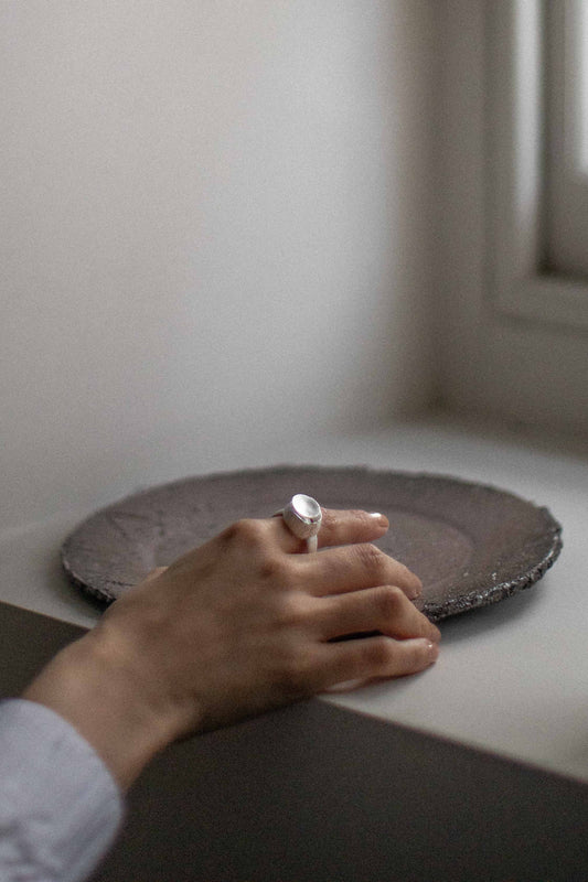 Fingerprint Moving Ring VI by Heeseung Koh