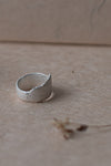 Fingerprint Wide Ring I by Heeseung Koh
