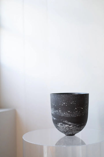 HoJung Kim Large Black Vessel