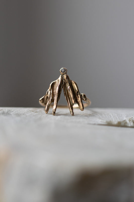 Diamond Moth Ring' by Laura Ngyou