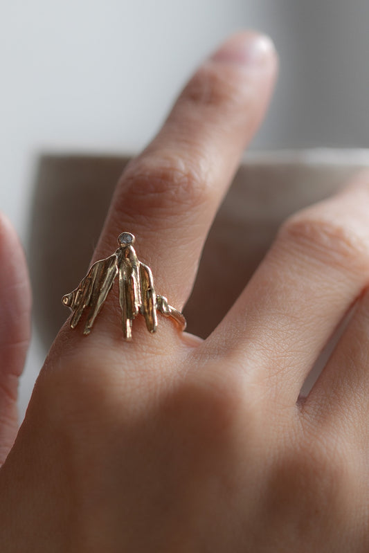 Diamond Moth Ring' by Laura Ngyou