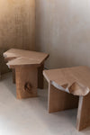 Simulated Stool in English Oak by Isobel Napier & James Trundle