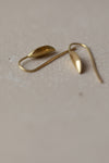 Leaf Earrings in Gold by Kerry Seaton