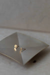 Circle Stud Earrings in Gold Vermeil by Kei Tominaga