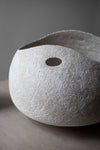 White Basket Vessel by Kati Tuominen-Niittylä