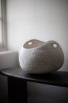 White Basket Vessel by Kati Tuominen-Niittylä