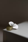 Ripple Combination Earrings in Silver & Gold by Kayo Saito