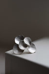 Ripple Earrings Variation in Silver by Kayo Saito