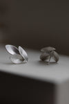 Leaf Silver Earrings by Kayo Saito