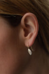 Kerry Seaton, Silver and 18ct Yellow Gold ‘Pumpkin Seed’ Earrings