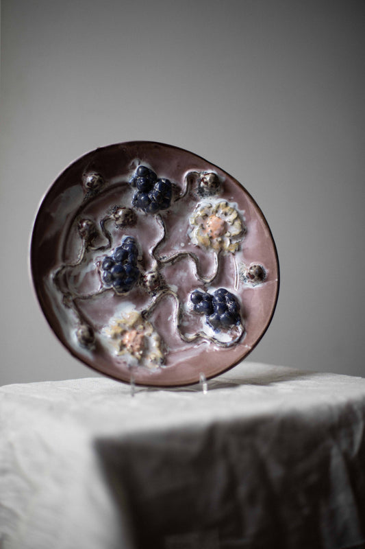 Grapes with Yellow Flowers by Kina Björklund