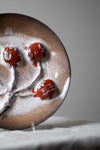 Red Flowers Plate by Kina Björklund