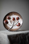 Red Flowers Plate by Kina Björklund