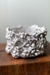 Kina Björklund White Large Vessel, Vines and Pods