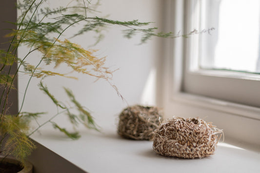 Blickling, Sweet Flag Looped Vessel I by Lizzie Kimbley