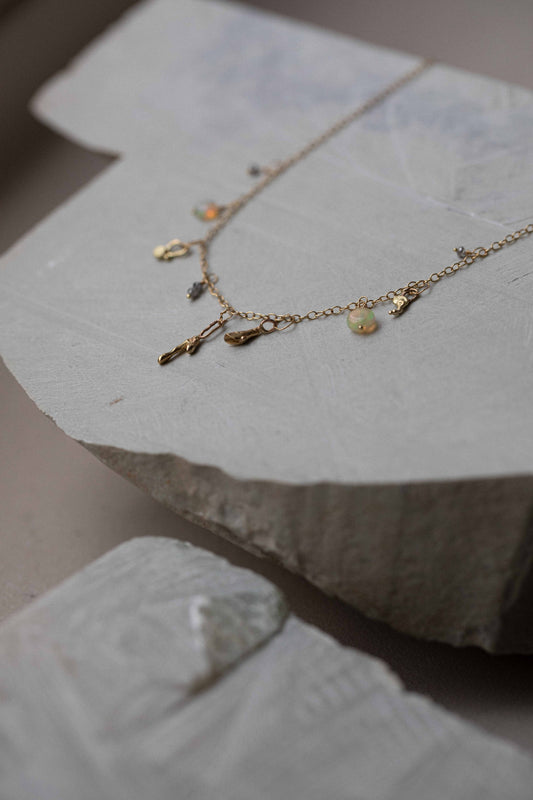 Bibelo Necklace (Gold)' by Laura Ngyou