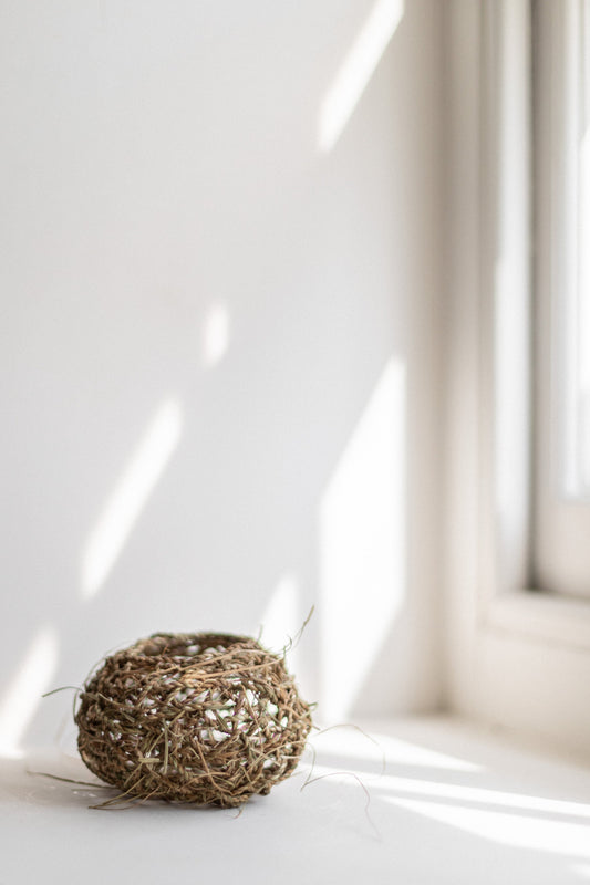 Blickling, Crocosmia Random Weave Vessel II by Lizzie Kimbley