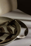 Frozen Leaf,  Rosewood Platinum Necklace by Makiko Oda