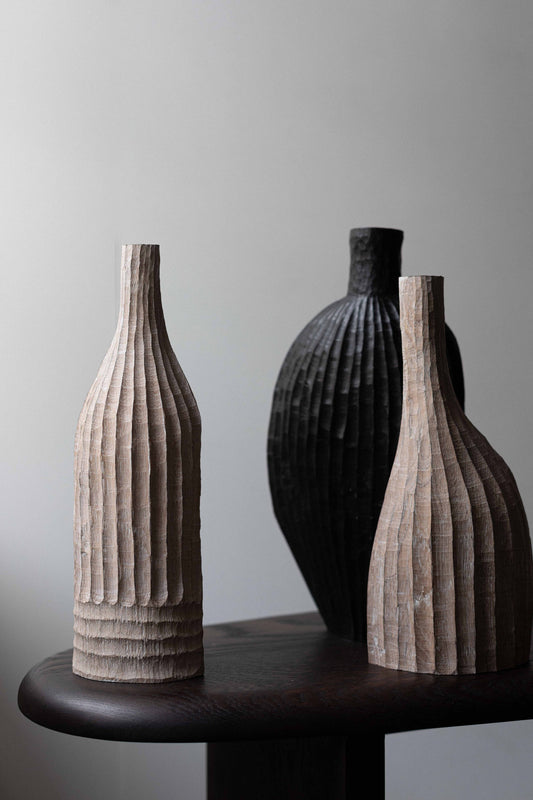 Ribbed Vessel (tall) by Malcolm Martin and Gaynor Dowling