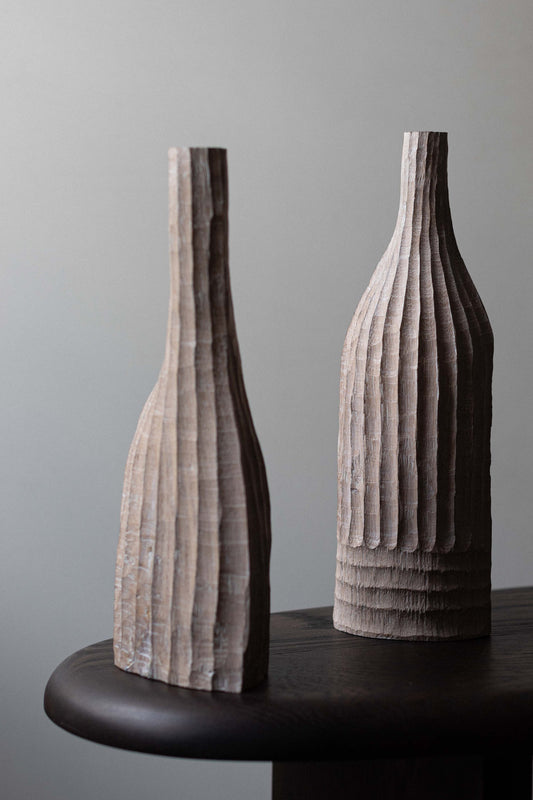 Ribbed Vessel (tall) by Malcolm Martin and Gaynor Dowling