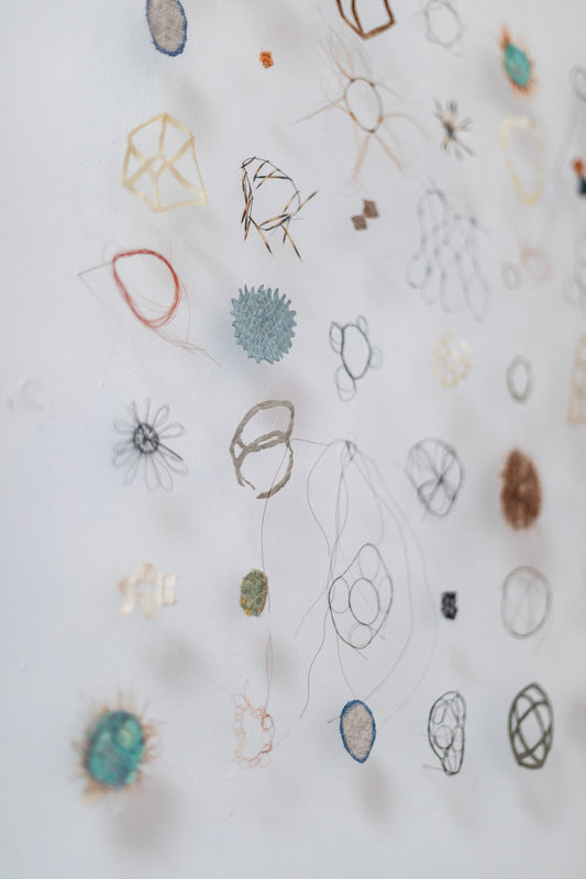Scattered Nature XII Wall Hanging by Marian Bijlenga
