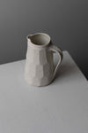 Grogged Porcelain Faceted Jug IV by Nicola Tassie
